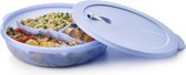 Assiette micro-ondes Tupperware , compartiments, (nouvelle couleur)