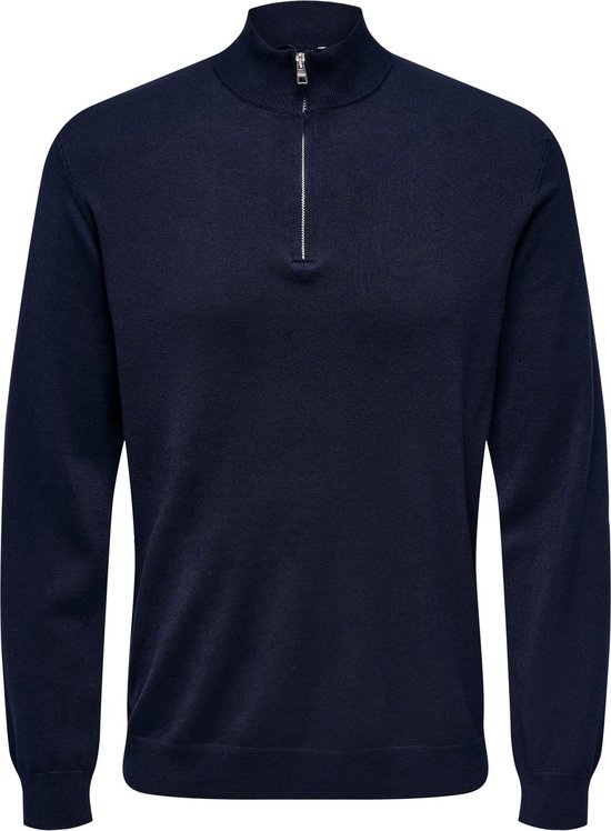 ONLY & SONS ONSWYLER LIFE REG 14 HALF ZIP KNIT NOOS Chandail pour homme - Taille XL