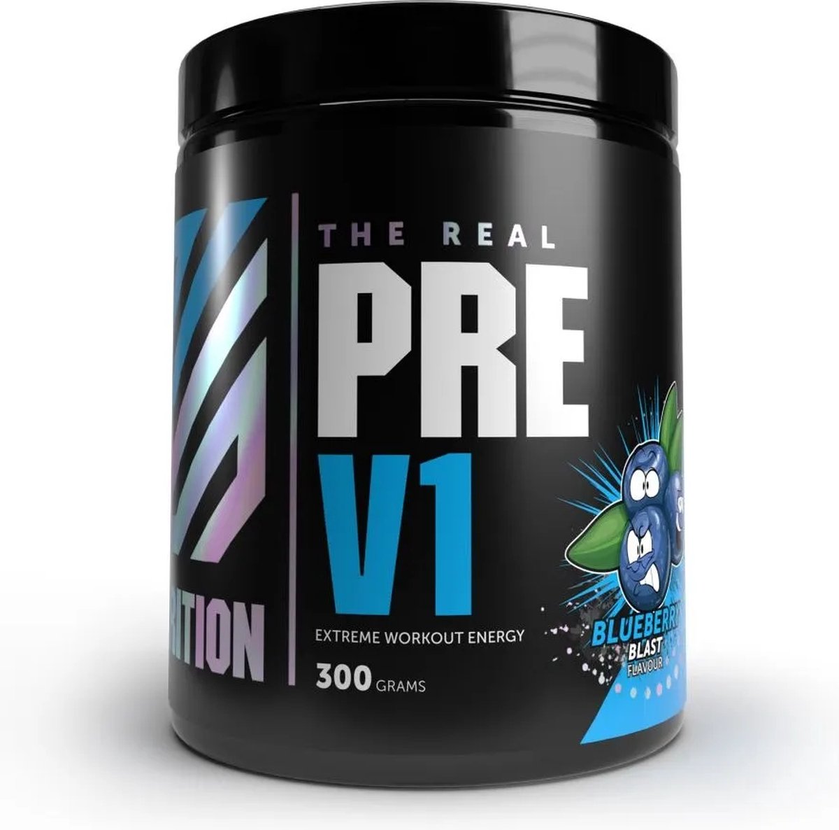 RS Nutrition The Real Pre V1 – Pre Workout – Sportdrank Poeder – Meer Energie & Concentratie – Berry Blast