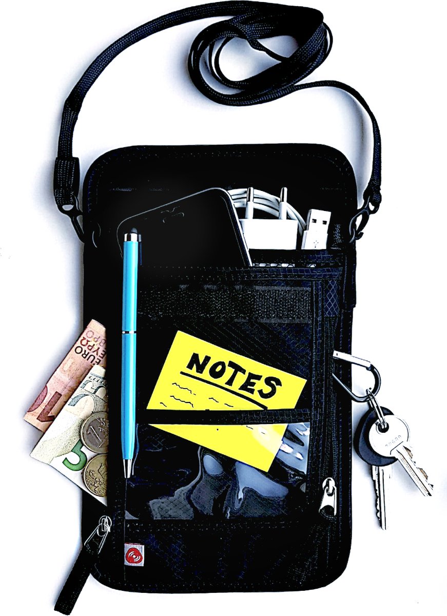 Nektasje Now4you Met RFID-bescherming – Zwart