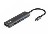A-KONIC USB-C HUB – USB C naar 4K HDMI – Splitter -2x USB 2.0 - 1x USB 3.0 – USBC charging – Universeel