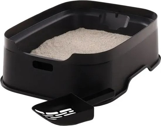 Flamingo Pet Products -Maison de toilette Lexie gris taupe 39 x 56 x 39.5 cm pour chat | Leroy