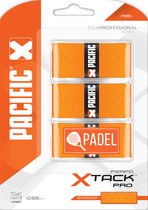 Pacific X Tack Pro Perfo Padel - Padelgrip - Surgrip - 0.55mm - Oranje