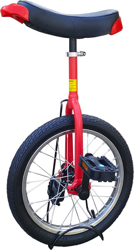 Funsport Eenwieler 16 inch Rood