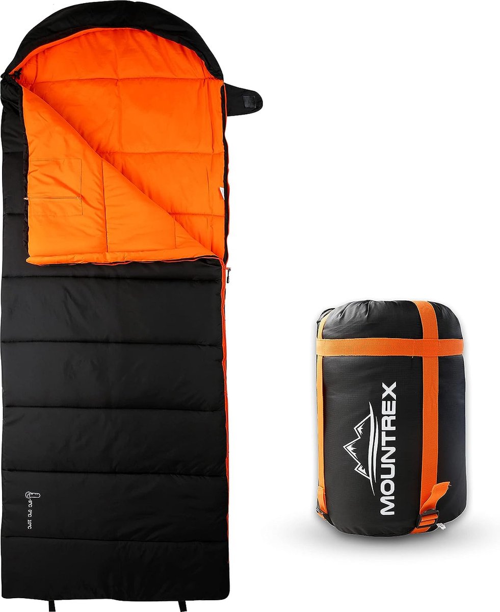 MOUNTREX Sac de couchage pour camping et extérieur - Sac de couchage