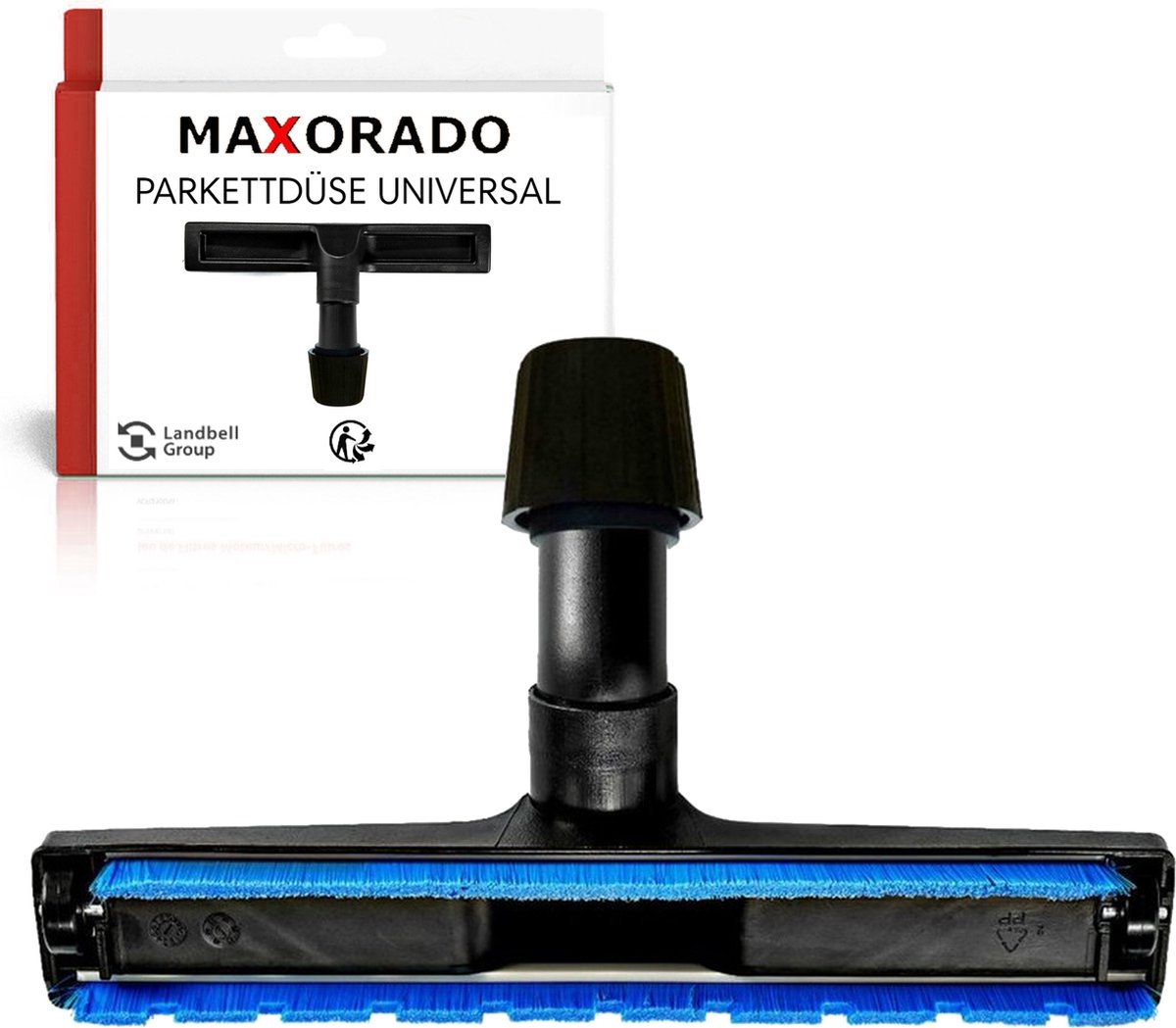 Maxorado 30-40 mm harde vloer Parketmondstuk - borstel UNIVERSEEL - anti-allergie - geschikt voor Miele, holland, en meer
