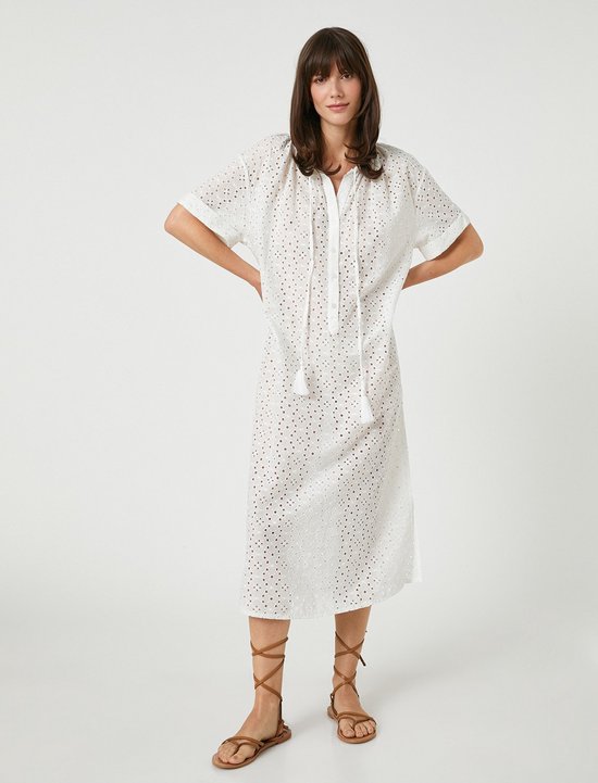 Koton Baby Mädchen Langarm Shirt - Rippstoff Mit Blumenmuster