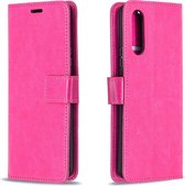 Coque LuxeBass adaptée pour Sony Xperia 10 II - Couverture de livre avec fentes pour cartes - Coque de téléphone portable rose - coque de téléphone - housses de téléphone