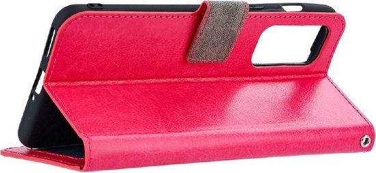 Coque adaptée pour Xiaomi Redmi Note 12 4G | Coque livre | Couverture de livre avec porte-cartes | Étui portefeuille avec porte-cartes | Rose