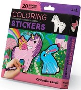 Crocodile Creek Inkleur Stickers Eenhoorn - 20 stuks