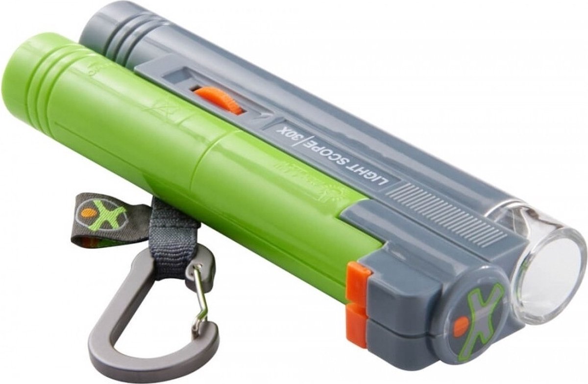 HABA Terra Kids - Microscoop - Junior 14 X 47 Cm Groen/grijs