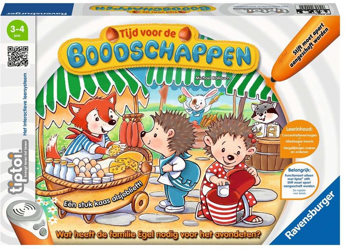 tiptoi® spel Tijd voor de boodschappen - Ravensburger - Leersysteem
