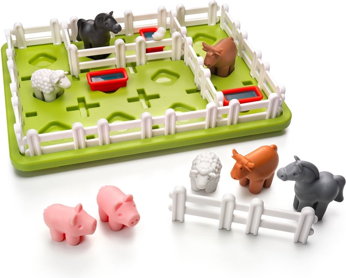 SmartGames Smart Farmer – Logisch Denkspel in Boerderijthema – 60 educatieve uitdagingen – Solospel voor jonge kinderen – Vanaf 5 jaar — cadeau in Spellen & Speelgoed - foto 6