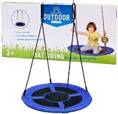 Bol.com Outdoor Play Schommel - Speelgoed - diameter 100cm - Max 100kg - Verstelbaar ophangtouw aanbieding
