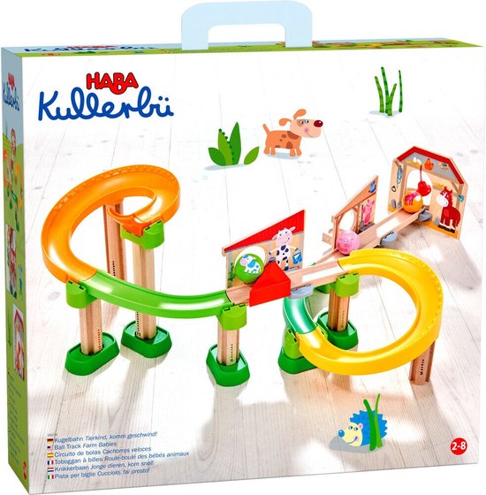 HABA Kullerbü - Knikkerbaan Jonge dieren, kom snel!