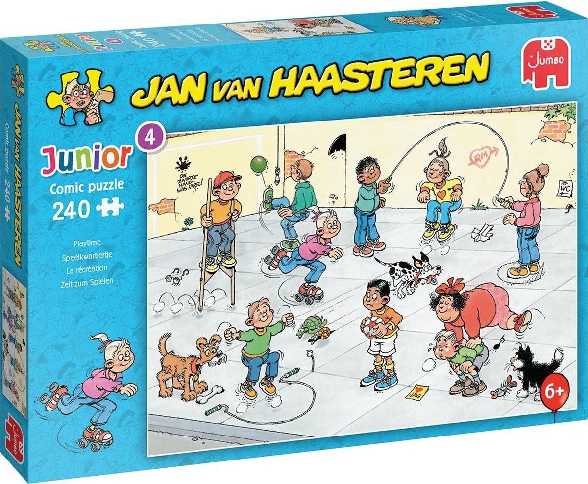 Jan van Haasteren Junior Speelkwartiertje puzzel - 240 stukjes - Kinderpuzzel — afbeelding 6