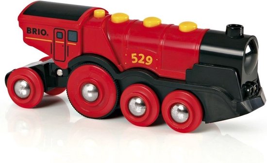 BRIO Locomotive rouge puissante à piles | bol.com