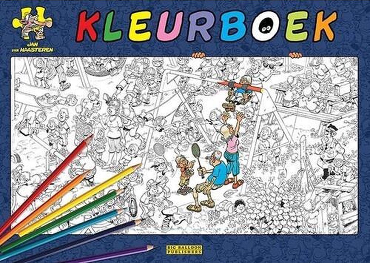 Jan van Haasteren Kleurboek - Big Balloon