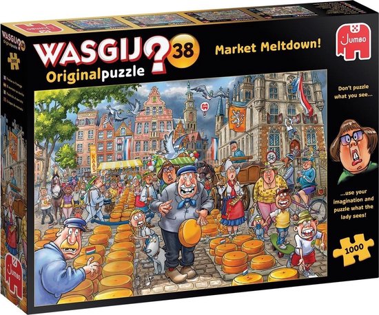 Wasgij Original 38 Kaasalarm puzzel – 1000 stukjes