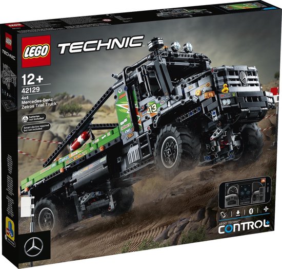 indruk Nationale volkstelling Lotsbestemming LEGO Technic 4x4 Mercedes-Benz Zetros Trial Truck - 42129 | bol.com