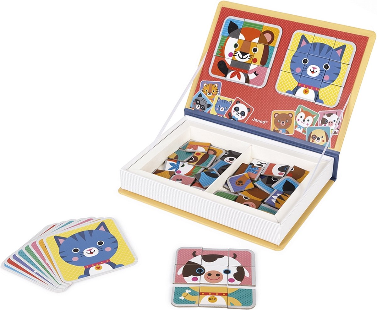 Janod - Magnetibook - Mix & Match - Magneetboek Speelset — afbeelding 2
