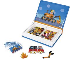 Janod Magnetibook Racers Voertuigen - Magneetboek