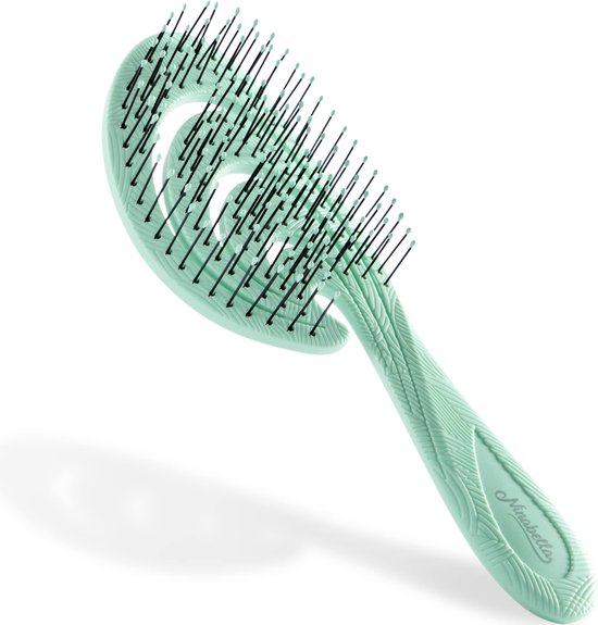 Brosse à cheveux bouclés, brosse à cheveux mouillés pour homme et femme,  brosse à cheveux démêlante professionnelle, brosse à cheveux pour cheveux