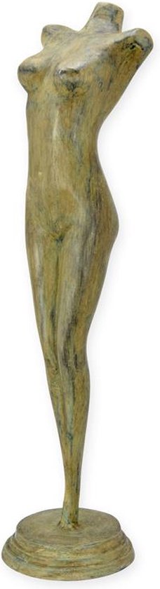 Brons beeld - Torso vrouw - sculptuur - 54 cm hoog