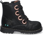 Bunnies JR Tosca Pride Filles Motardes Bottes pour femmes - Zwart/Imprimé - Daim - Lacets