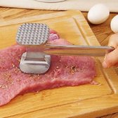 CHPN - Vleeshamer - Vleesbewerker - Vleespletter - Vlees hamer - Hamer - Keuken tool - Aluminium - Vlees platslaan - Snitzelmaker - Steakhamer