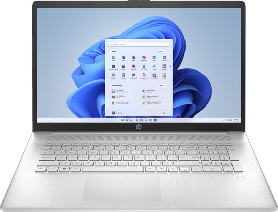 HP 17-cp1275nd AMD Ryzen™ 5 5625U Laptop 43,9 cm (17.3") Full HD 8 GB DDR4-SDRAM 512 GB SSD Wi-Fi 5 (802.11ac) Windows 11 Home Zilver