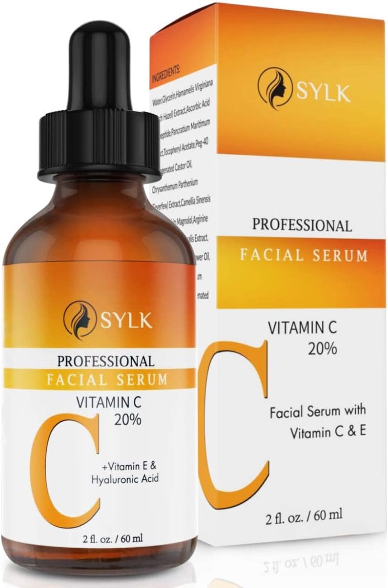 Vitamine C hyaluronserum voor microneedling, hoge dosis + hyaluronzuur + vitamine E, 60 ml