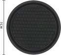 Onderzetters voor in de auto, 2 stuks, sportthema, bekerhouder, antislip, onderzetters, absorberende inzetstukken, rubberen autobekermat, universele auto-interieuraccessoires voor de meeste voertuigen