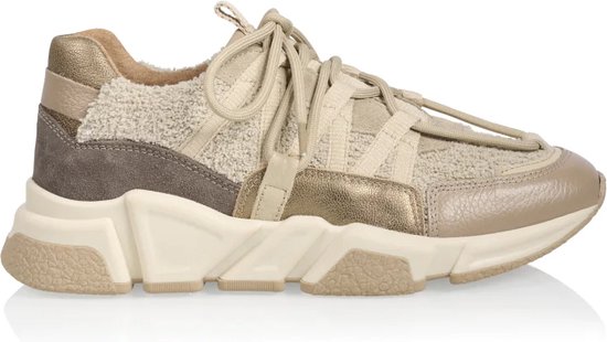 DWRS Dames Sneaker LOS ANGELES terry - taupe - Maat 37