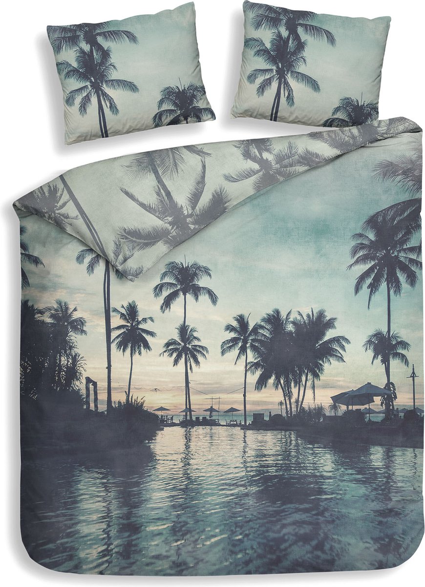 Heckettlane Heckett & Lane dekbedovertrek Aurora (Grey)-200x200/220 cm