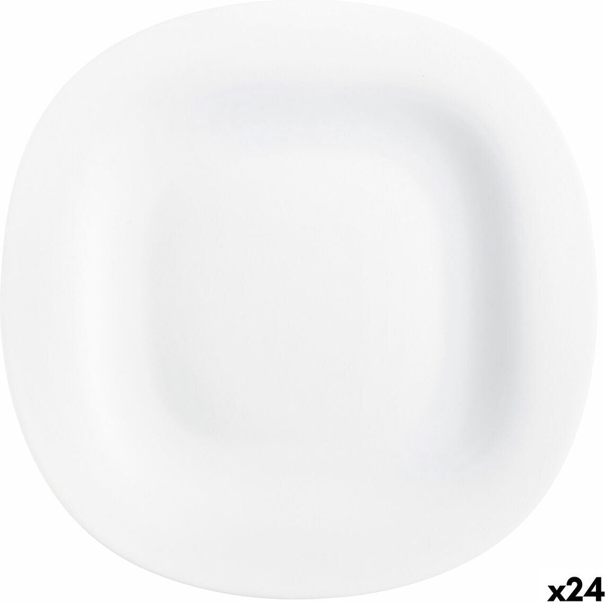 Luminarc Assiette noire 21 x 19,6 cm Carine