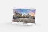 Bureaukalender 2024 - België - 20x12cm - 300gms