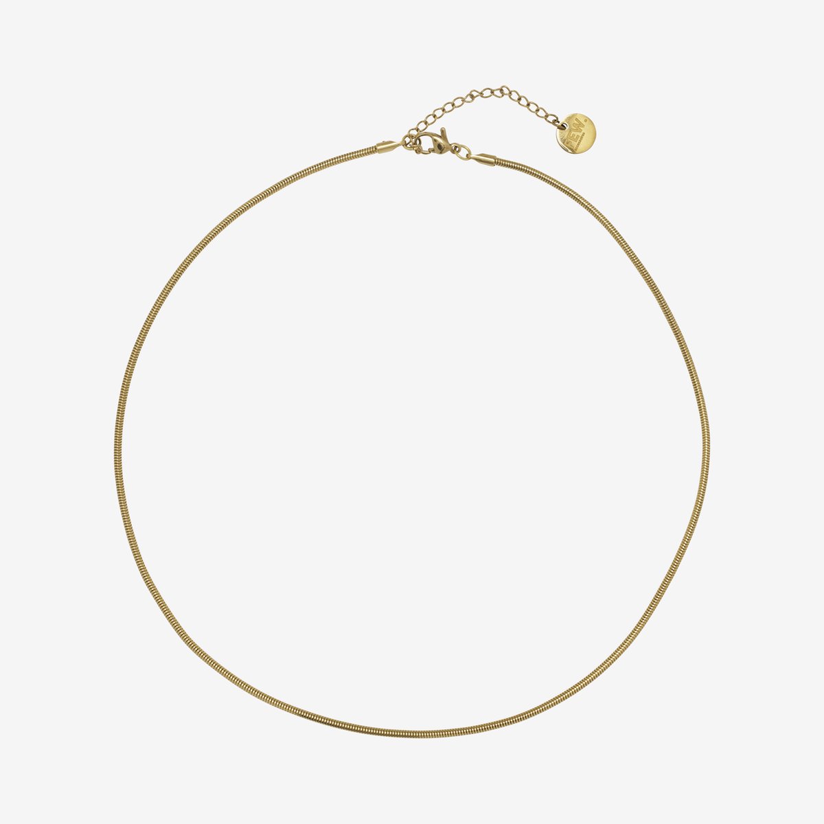 Essenza Round Chain Necklace Gold