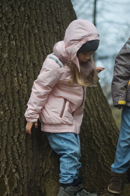 Ducksday - veste d'hiver avec polaire peluche pour enfants - imperméable - coupe-vent - chaude - école - ski - Filles - Molly - 146/152