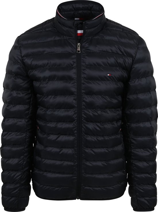 Tommy Hilfiger Heren Jas zomer Core Packable Circular Jacket Blauw Maat S bol