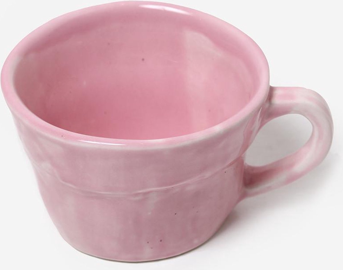 Set van 2 - Big Cup pink - kop met oor - handgemaakt - duurzaam - Agneta Livijn