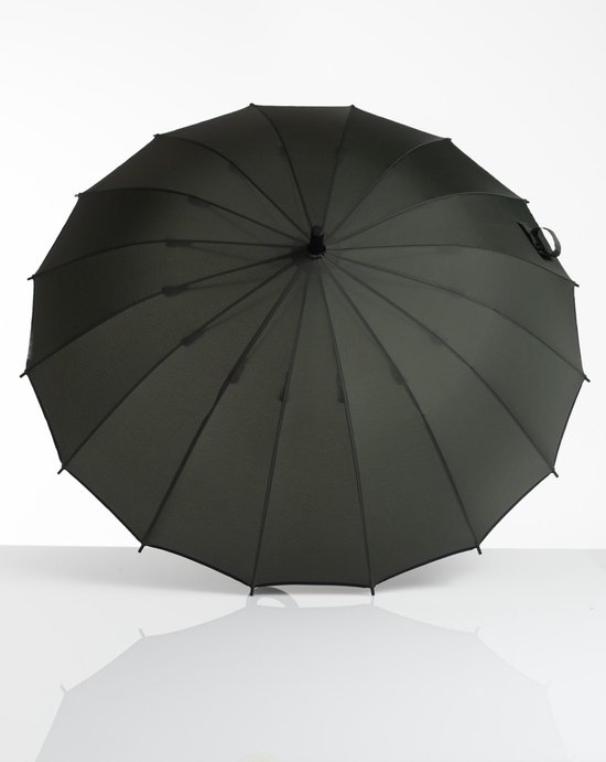 Lasessor – Paraplu – Grote – Automatische – Olijf - Groen – 84cm – 16 Baleinen - Stormparaplu - Windproof
