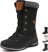 Geweo Bottes de neige pour femme Women - Bottes de neige - Imperméables - Bottes d'hiver - Chaussures de randonnée - Zwart - Taille 40