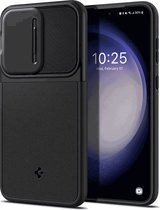 Spigen Optik Armor Samsung Galaxy S23 Plus Hoesje Camera Slider Zwart
