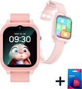 4G Smartwatch kinderen - GPS Horloge kind - SOS Functie - HD Videobellen & Stappenteller - Speelgoed - Incl Simkaart