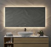Schaere - badkamerspiegel met indirecte verlichting - verwarming - instelbare lichtkleur - dimfunctie 140x70 cm