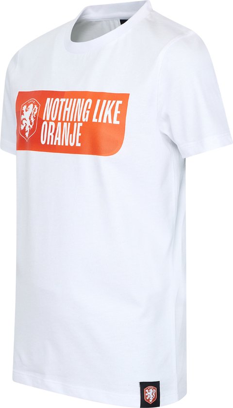 Nederlands Elftal T-Shirt Kinderen - Wit - Maat 116 - EK 2024 - KNVB - Holland T-Shirt Kids