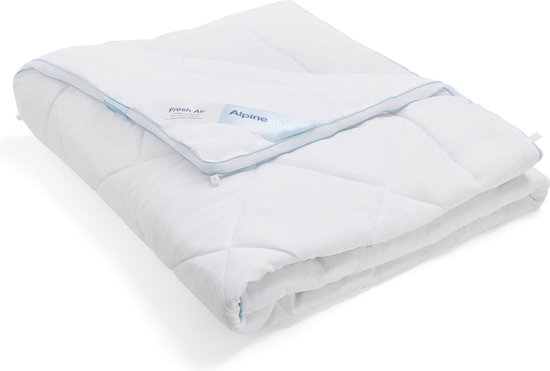 Dekbed Synthétique Alpine Plus 3D Air - 4 Saisons - Coutil 100% microfibre - Régulation de l'humidité et refroidissement - 140 x 220 cm