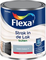 Flexa Strak in de lak - Buitenlak Hoogglans - Calm Colour 7 - 1l