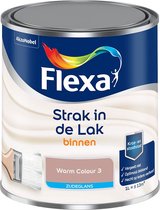 Flexa Strak in de lak - Binnenlak Zijdeglans - Warm Colour 3 - 1l